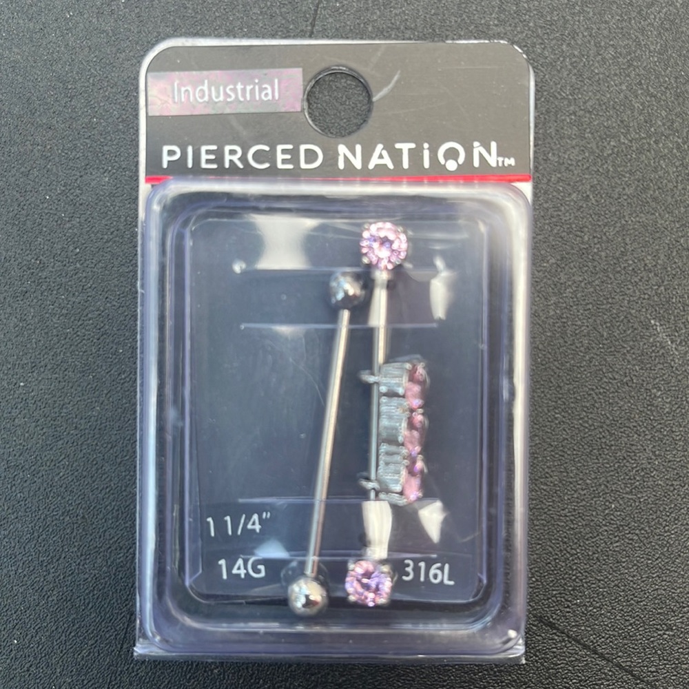 NWT Industrial piercing jewelry combo